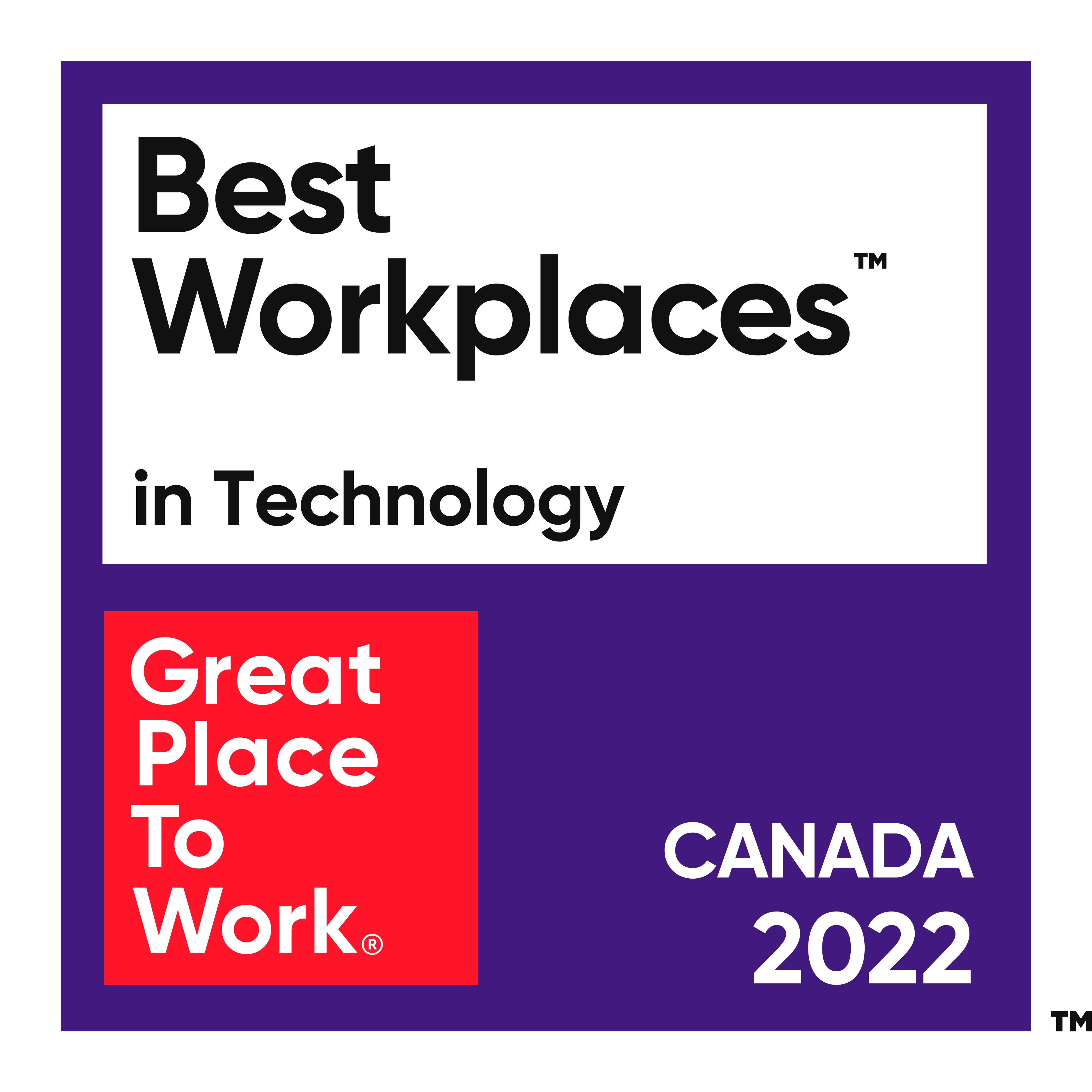 Best Place to Work in Technology 2022