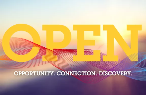 OPEN event logo