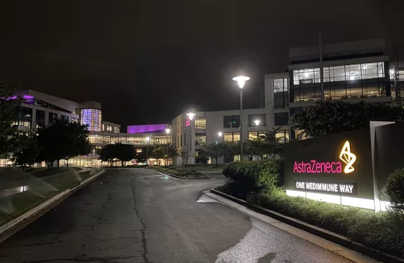 AstraZeneca headquarters located in Gaithersburg, MD