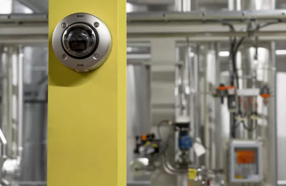 AXIS P3268-SLVE, a stainless steel camera offering powerful performance in harsh environments