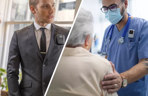 Leveraging the benefits of wearable cameras in healthcare and retail with AXIS W110 Body Worn Camera