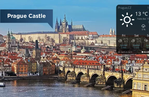 Publicly streamed video from Prague