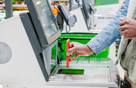 Pago sin contacto en la tienda