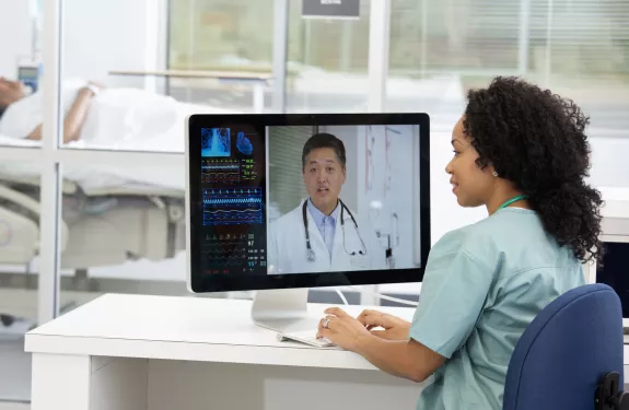 Improving patient care and health service workflows with virtual nursing