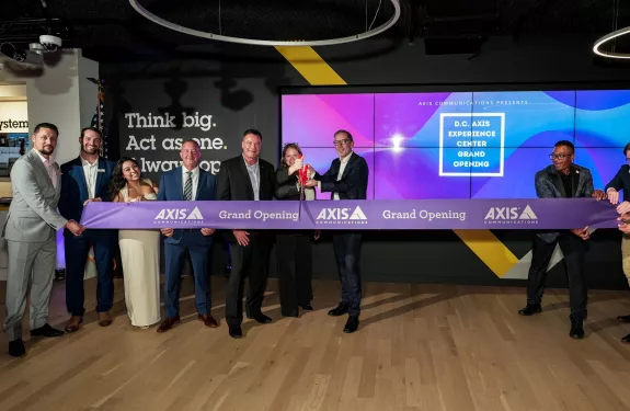 Axis Communications reopens Axis Experience Center in Washington, DC region.