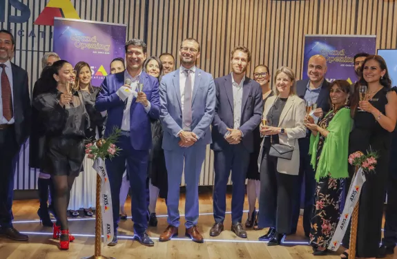 Ribbon cutting at the new Southern Cone AEC