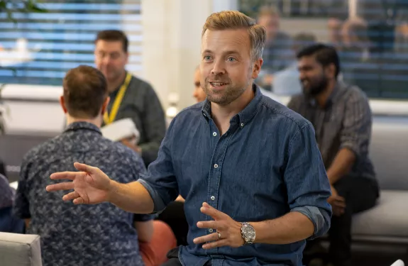 Henrik Liberg talking about how we ensure high-quality audio