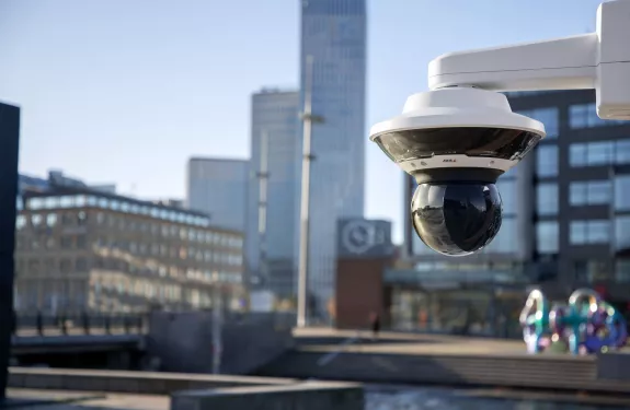 Camera looking over real-estate