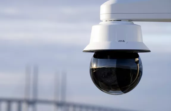 AXIS Q6355-LE, our next-generation, AI-powered PTZ camera