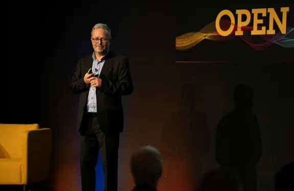 Mats Thulin discussing AI at OPEN London