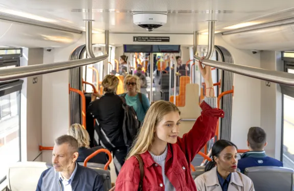 Transit video surveillance system in action