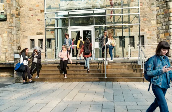 A school setting using a fail-safe system