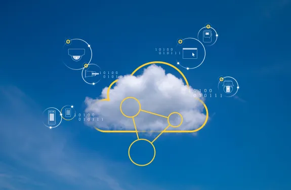 Schematic over cloud video surveillance 