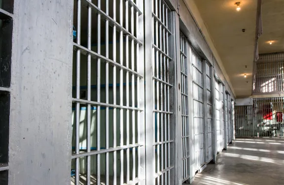 A correctional facility using a body camera