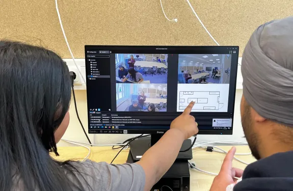 Berufskolleg West in Essen - school project with Axis cameras