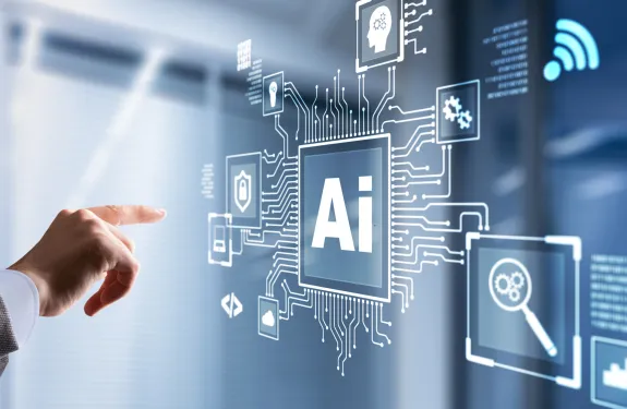 Conceptual image to visualize Axis AI Assistant that enhances our customer support.