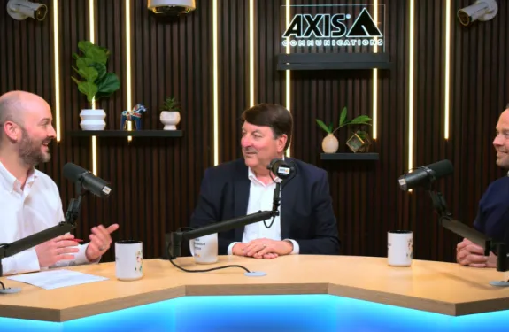 Three industry experts have a discussion on the set of the Secure Insights podcast.