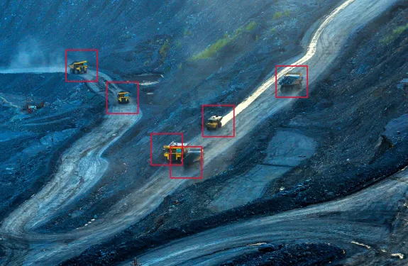 Conceptual image of future of mining