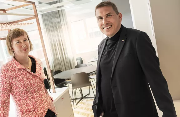 Marie Grönlund and Andres Vigren