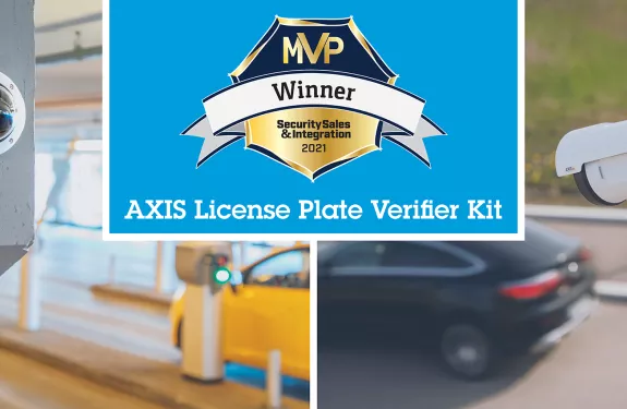 AXIS License Plate Verifier Kit recognized for its benefits to integrators, their businesses and their customers