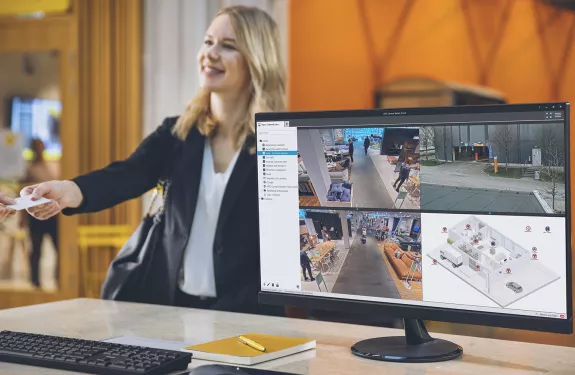 AXIS Camera Stations secure entry