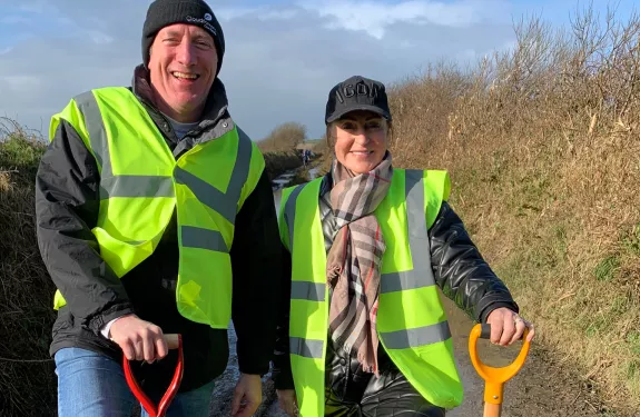 Axis swaps security for shovels at green initiative on Ireland’s Wild Atlantic Way