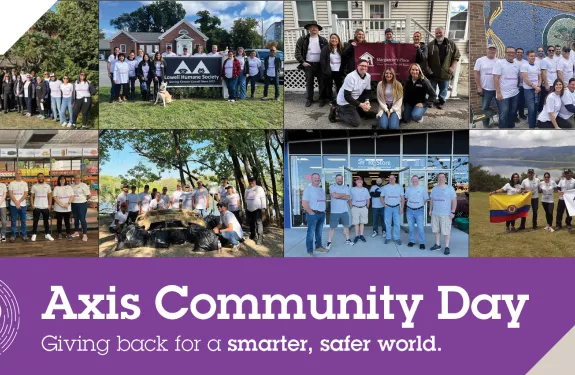 Teams of Axis employees across the Americas volunteer in their local communities for inaugural Axis Community Day