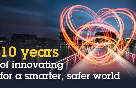 10 years of innovating for a smarter, safer world