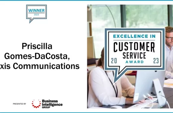 Priscilla Gomes-DaCosta Wins 2023 Excellence in Customer Service Award