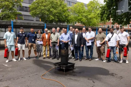 Einweihung neuer Bildungslehrgang Berufskolleg West. 