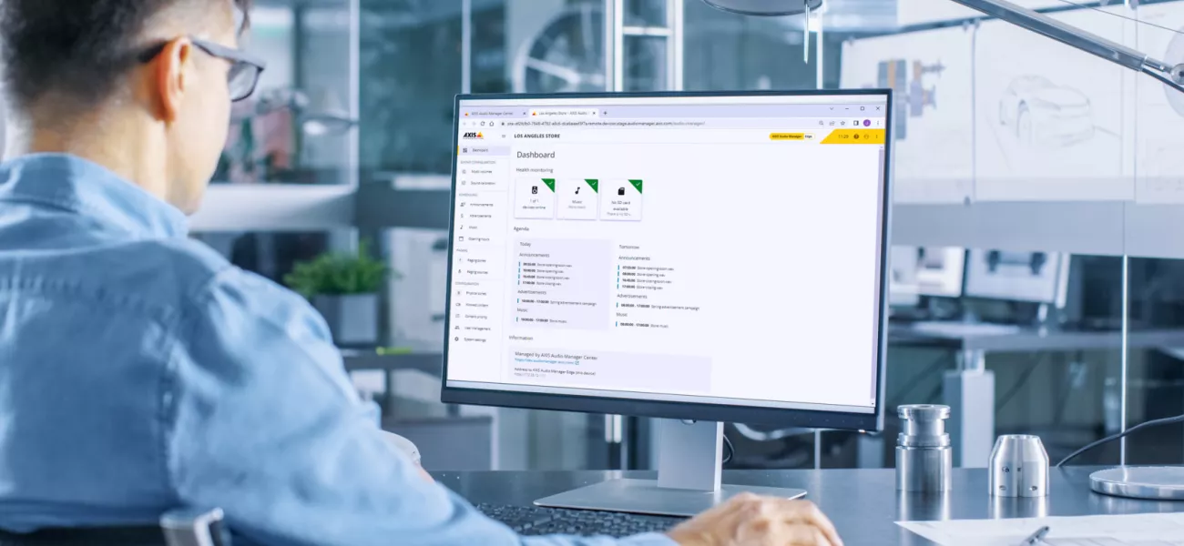 AXIS Audio Manager Center