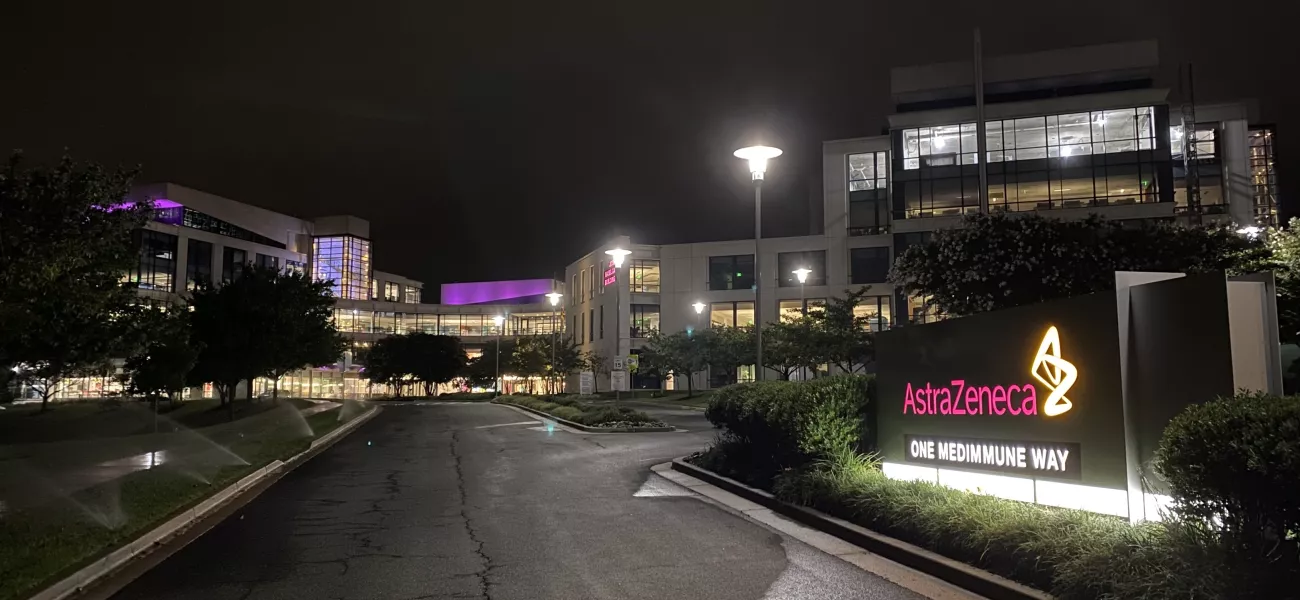AstraZeneca headquarters located in Gaithersburg, MD