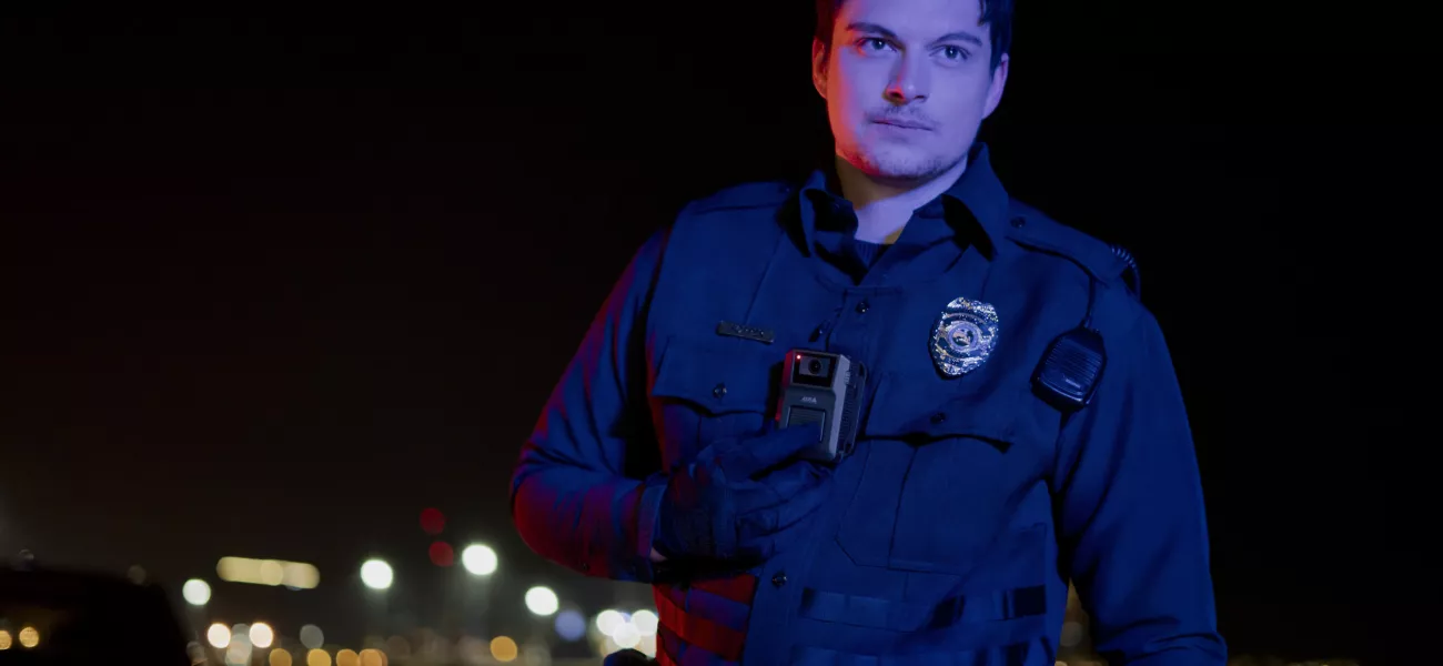 AXIS W120 Body Worn Camera with always-on live streaming