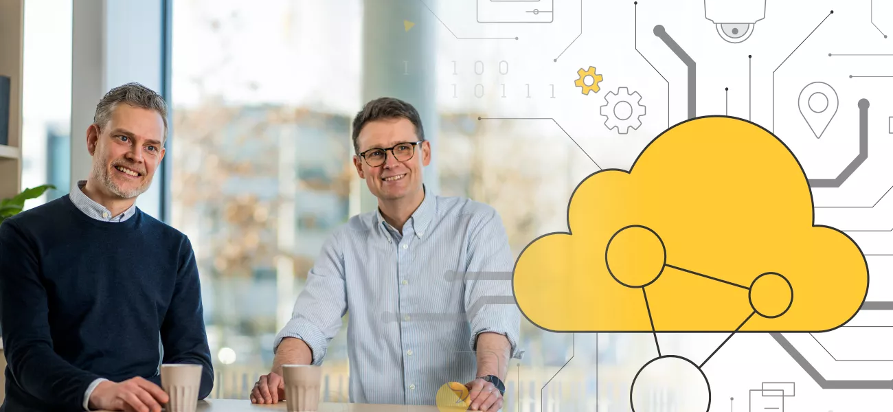 Christina P. Andersson and Niklas Holmqvist talking about Axis Cloud Connect