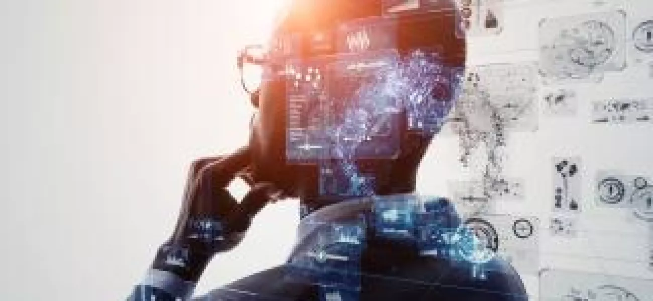 Man thinking new ideas