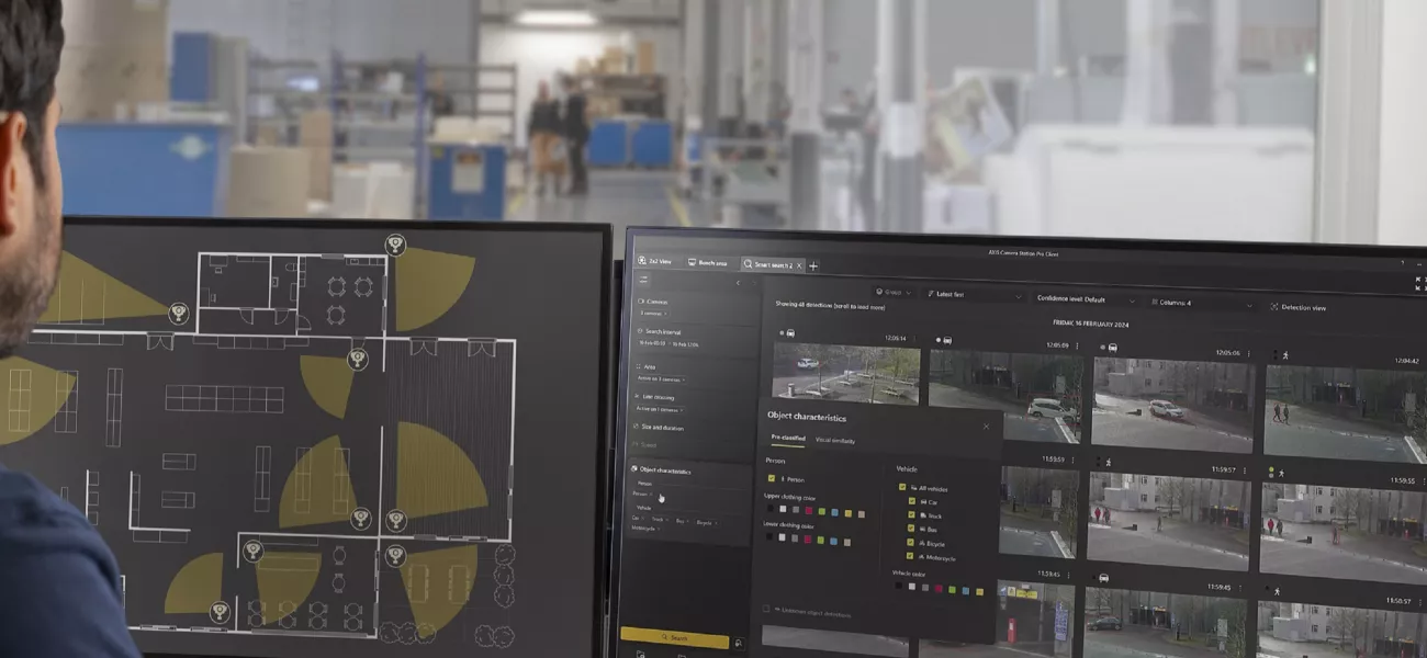 Smart search in AXIS Camera Station Pro