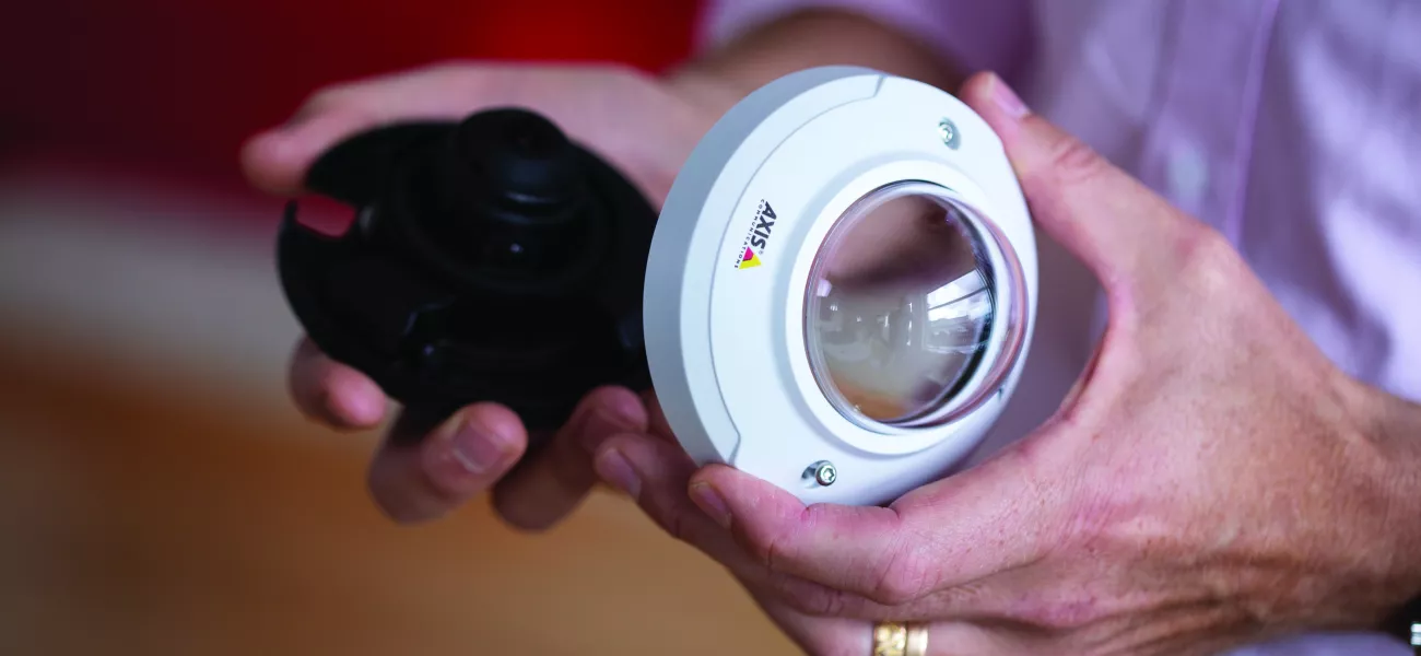 Man holding a camera