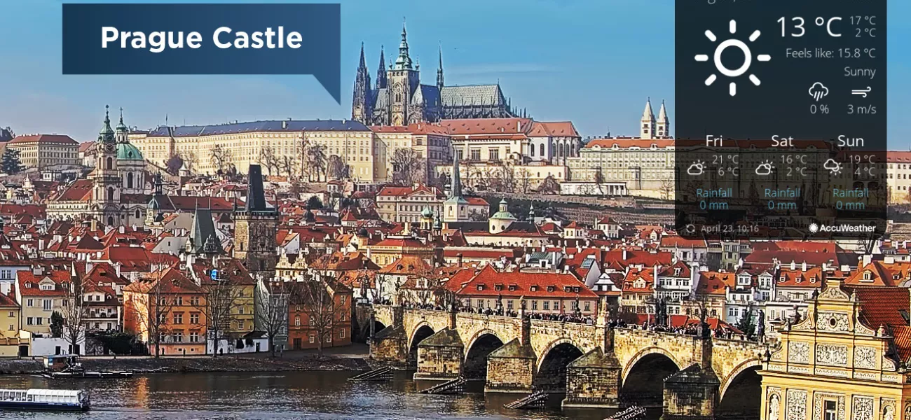 Vídeo transmitido publicamente de Praga