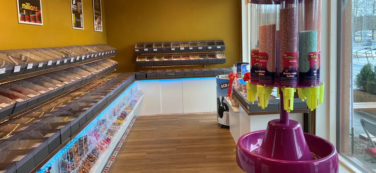 Crazy Candy, an autonomous retail store