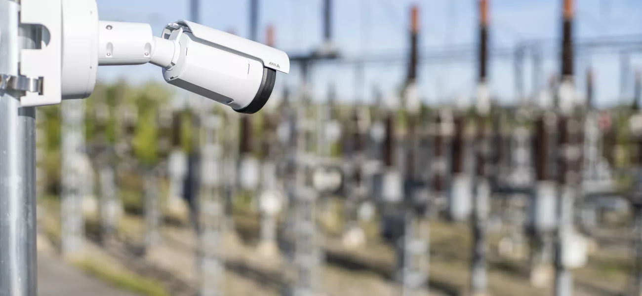 Axis camera protecting critical infrastructure