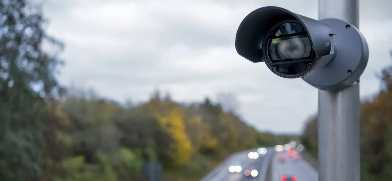 AXIS Q1800-LE License Plate Camera, a license plate recognition camera