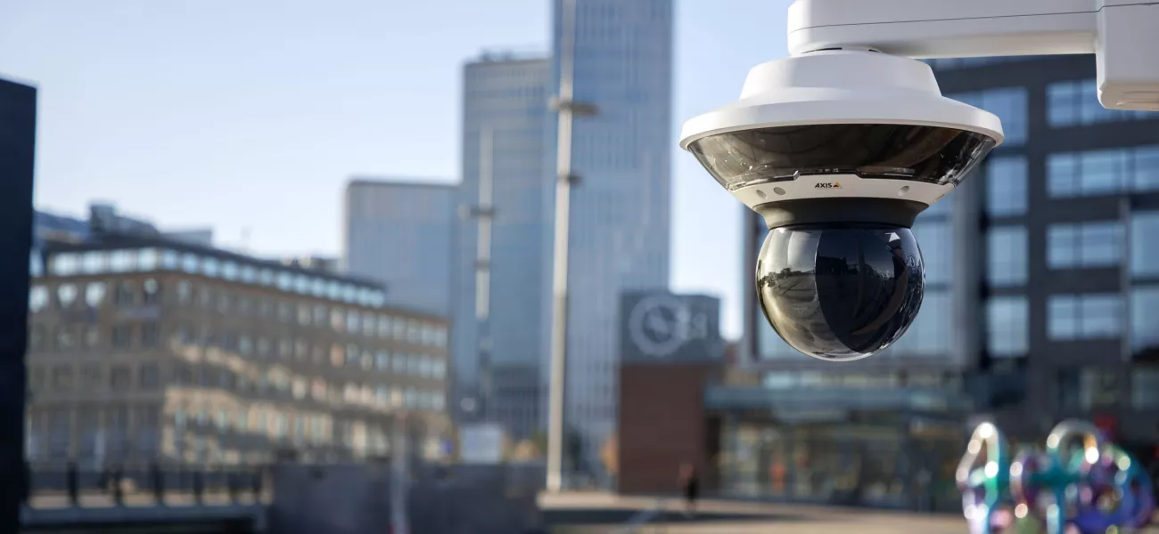 Camera looking over real-estate