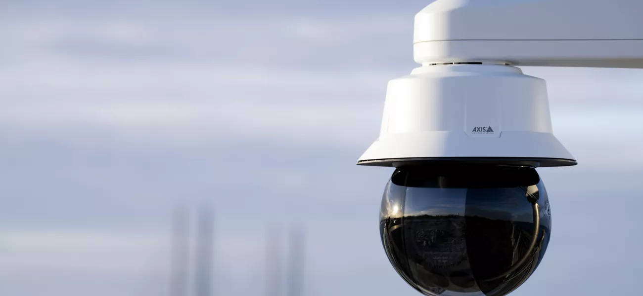 AXIS Q6355-LE, our next-generation, AI-powered PTZ camera