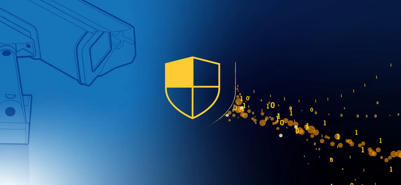 Cybersecurity abstract illustration