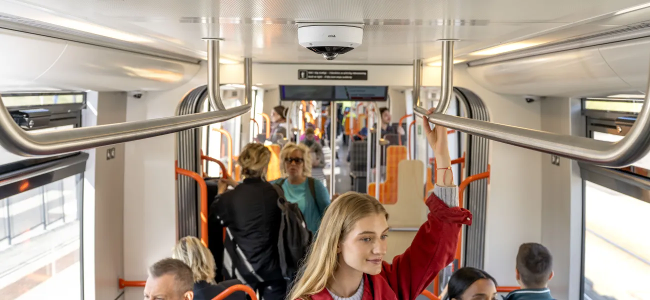 Transit video surveillance system in action