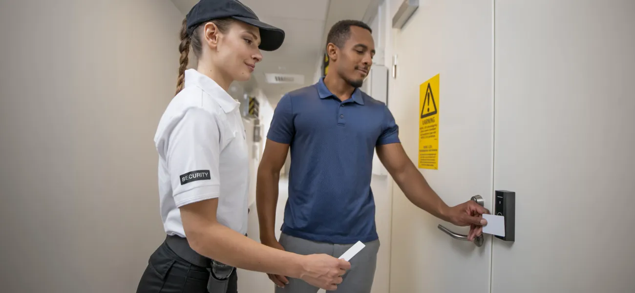 Physical access control using multi-factor credentials