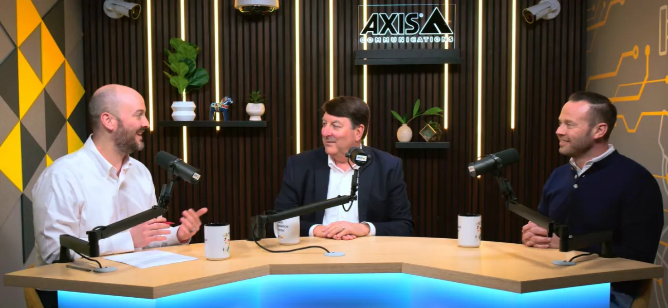 Three industry experts have a discussion on the set of the Secure Insights podcast.