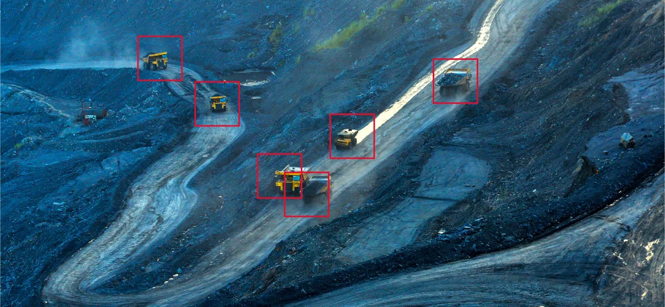 Conceptual image of future of mining