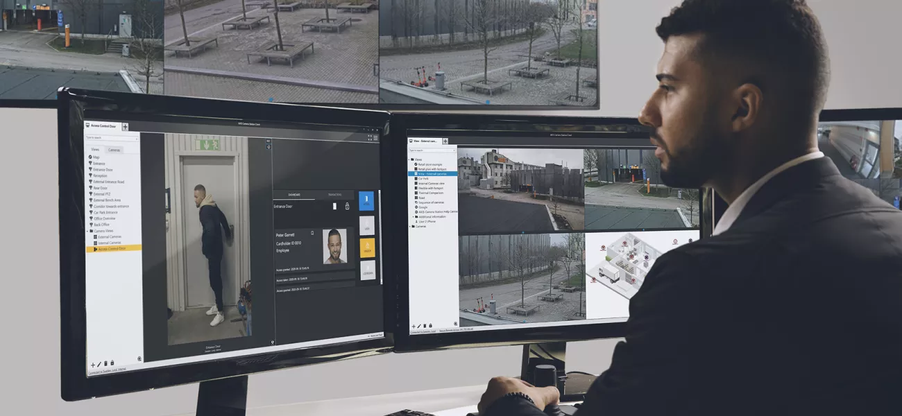 AXIS Camera Station Secure Entry: unified video surveillance and access control