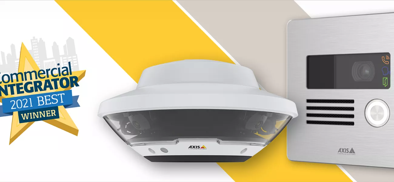 Commercial Integrator awards Axis Communications with 2021 BEST Awards for Networking & Communications, Telecom Infrastructure & Intercoms and Security, Surveillance Cameras. 